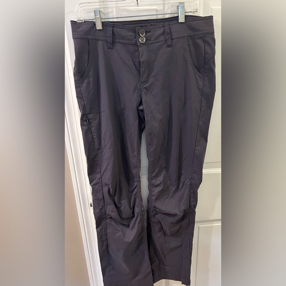Prana convertible gray hiking pants size 10